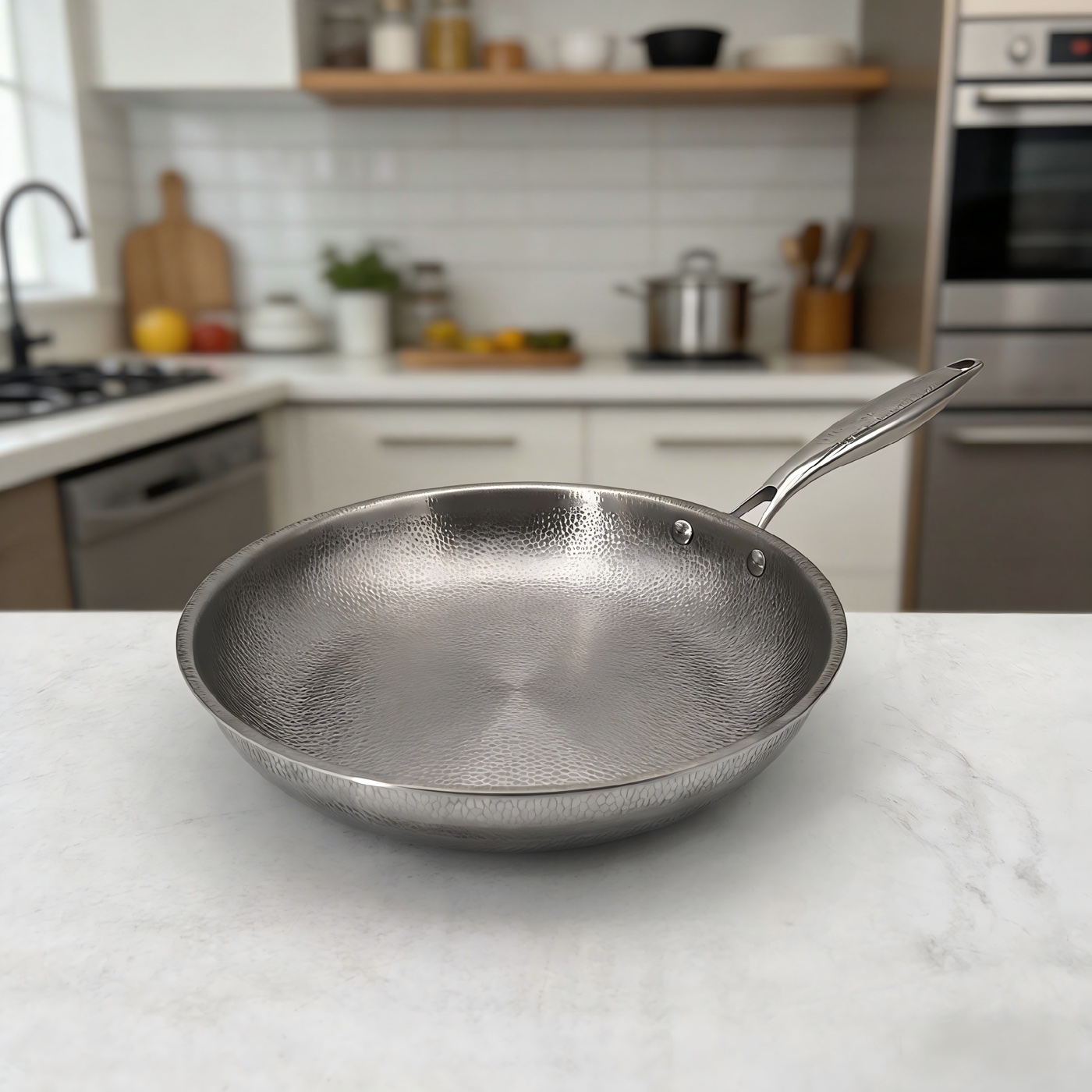 Tri-ply Titanium Frying Pan